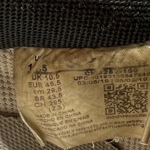 Nike Air Force 1 Low Script Swoosh Sneakers Men's Size 11.5 - Picture 10 of 13